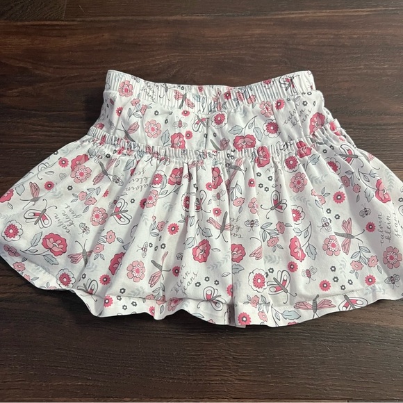 Calvin Klein Jeans Toddler Girls 3T floral butterfly dragonfly skirt - Picture 6 of 10